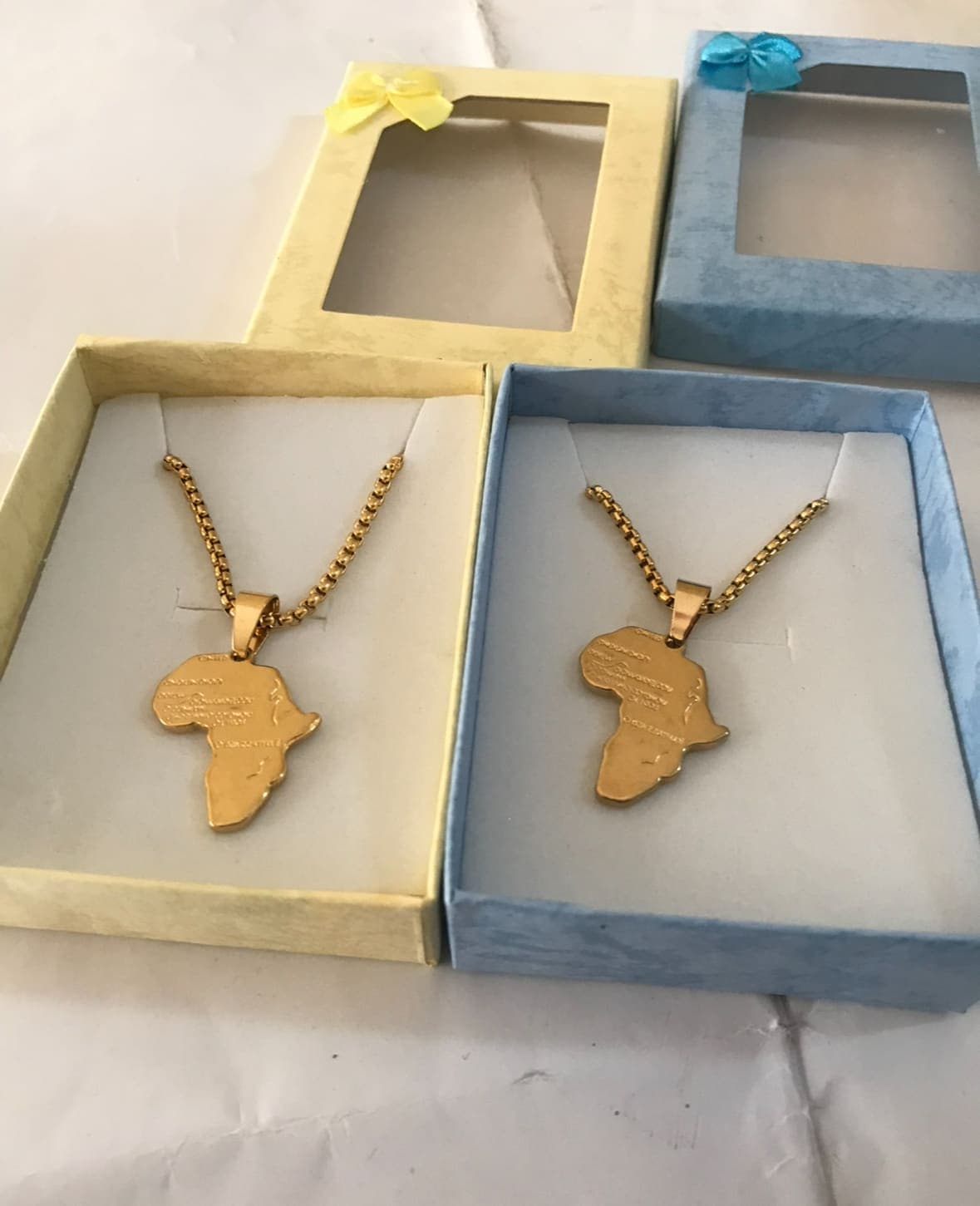 Map Pendant Necklace
