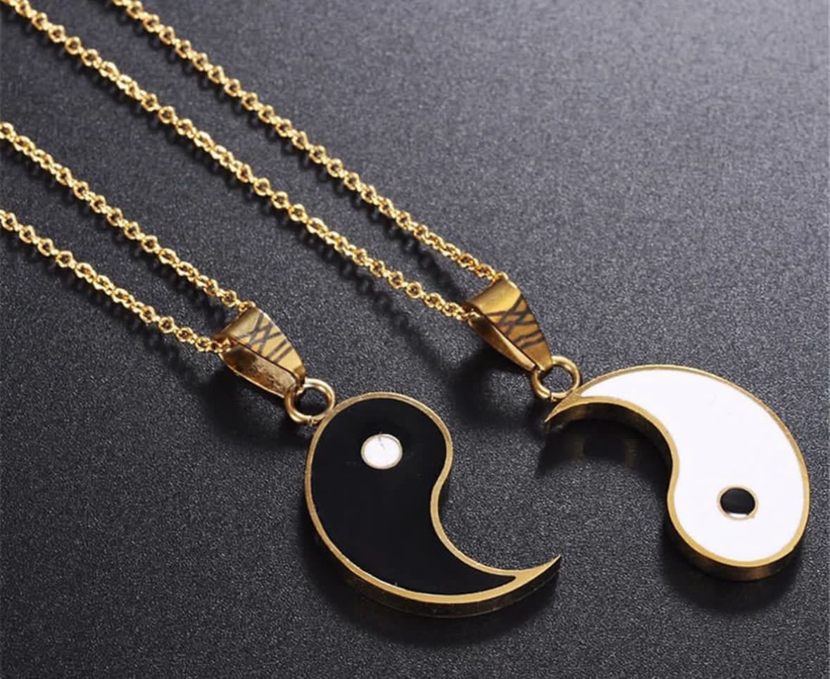 Ying yang Couples Necklace