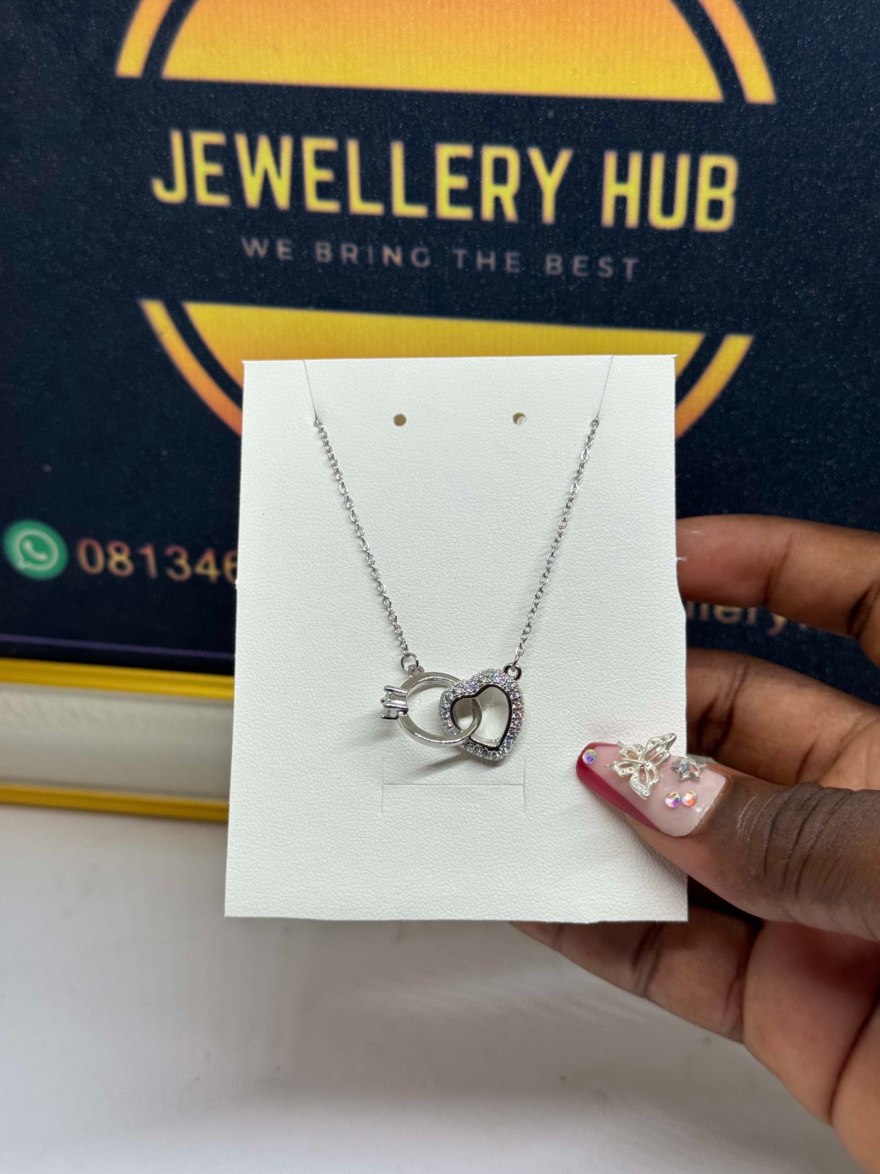 Promise ring pendant necklace