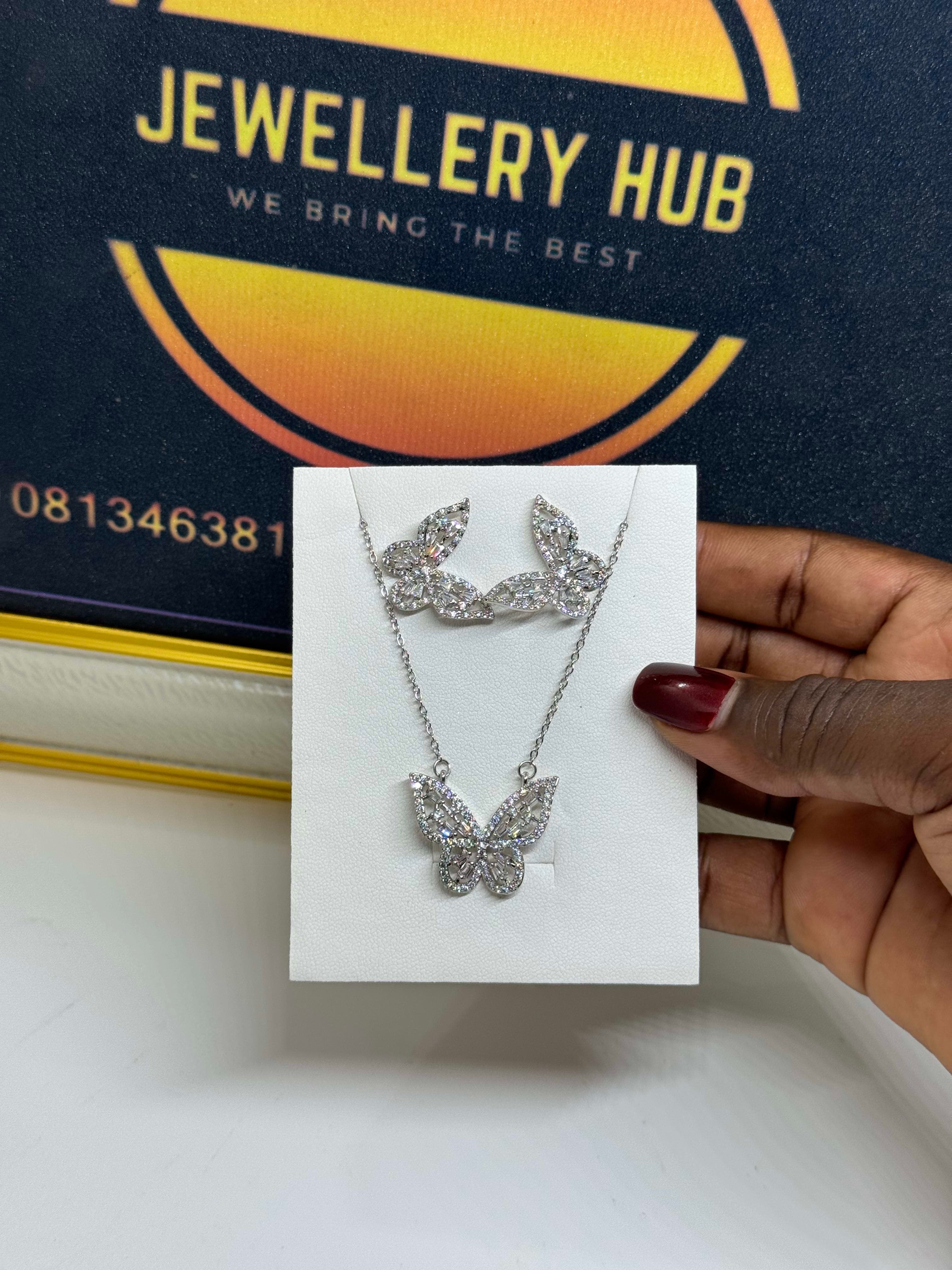 Butterfly Necklace Set