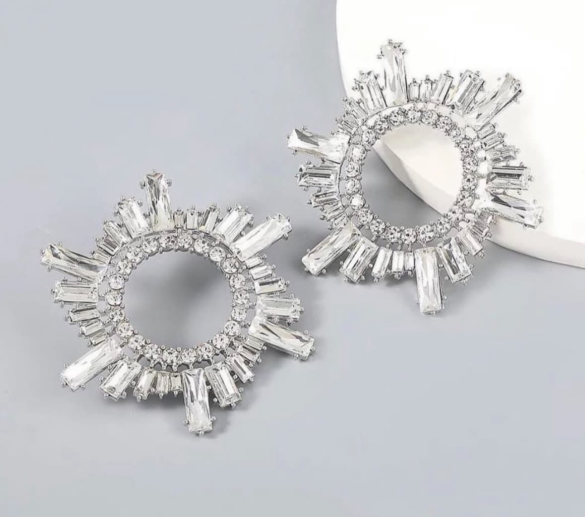Stone earring
