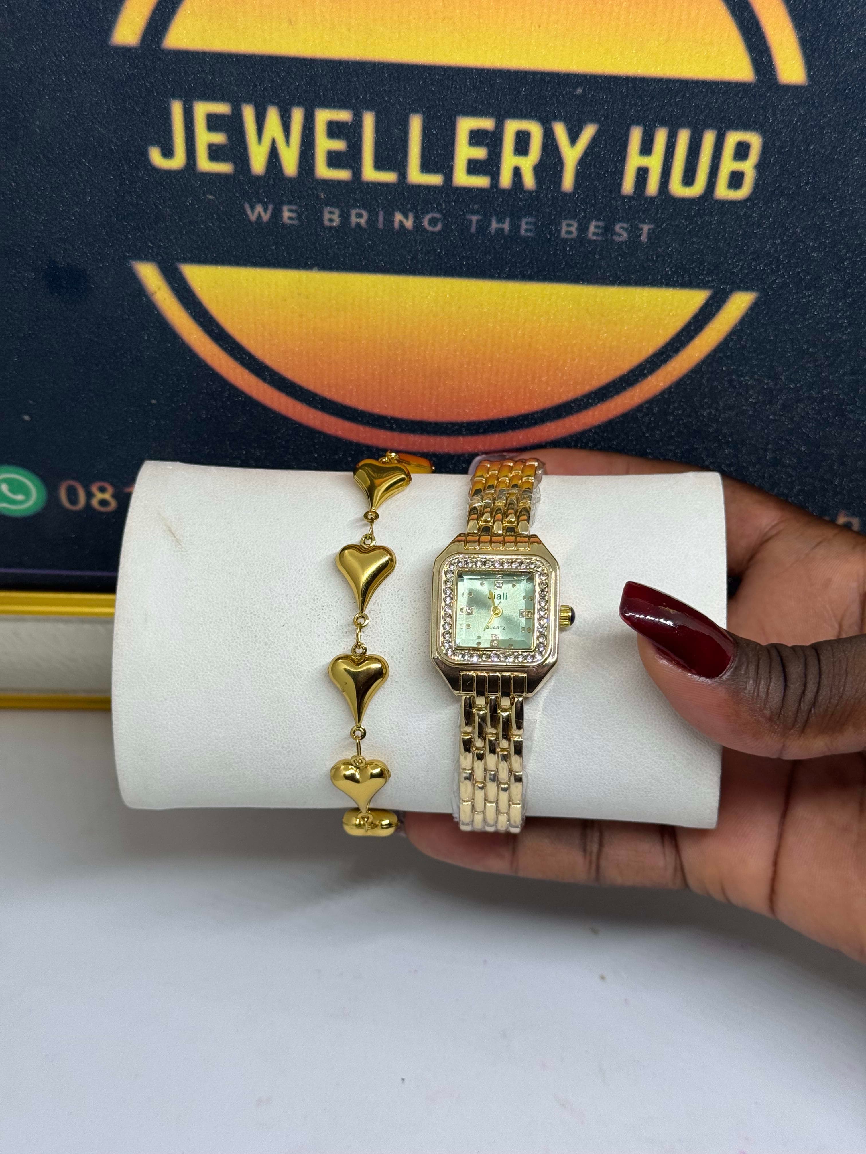Watch X Necklace Set