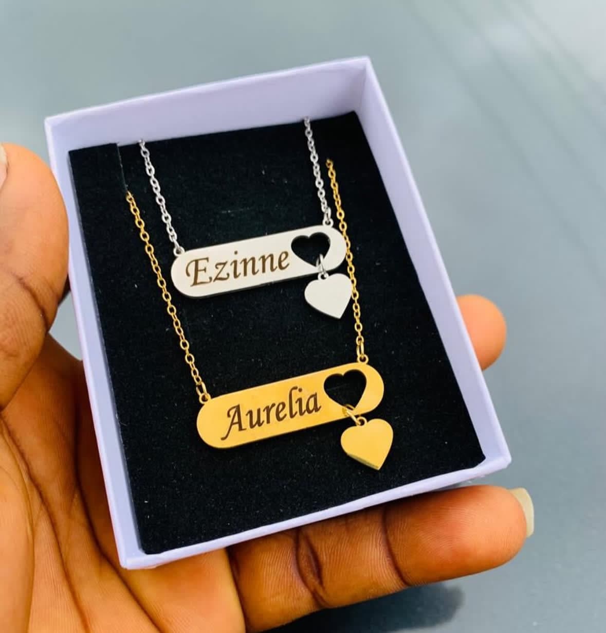 Love Pendant engraved necklace