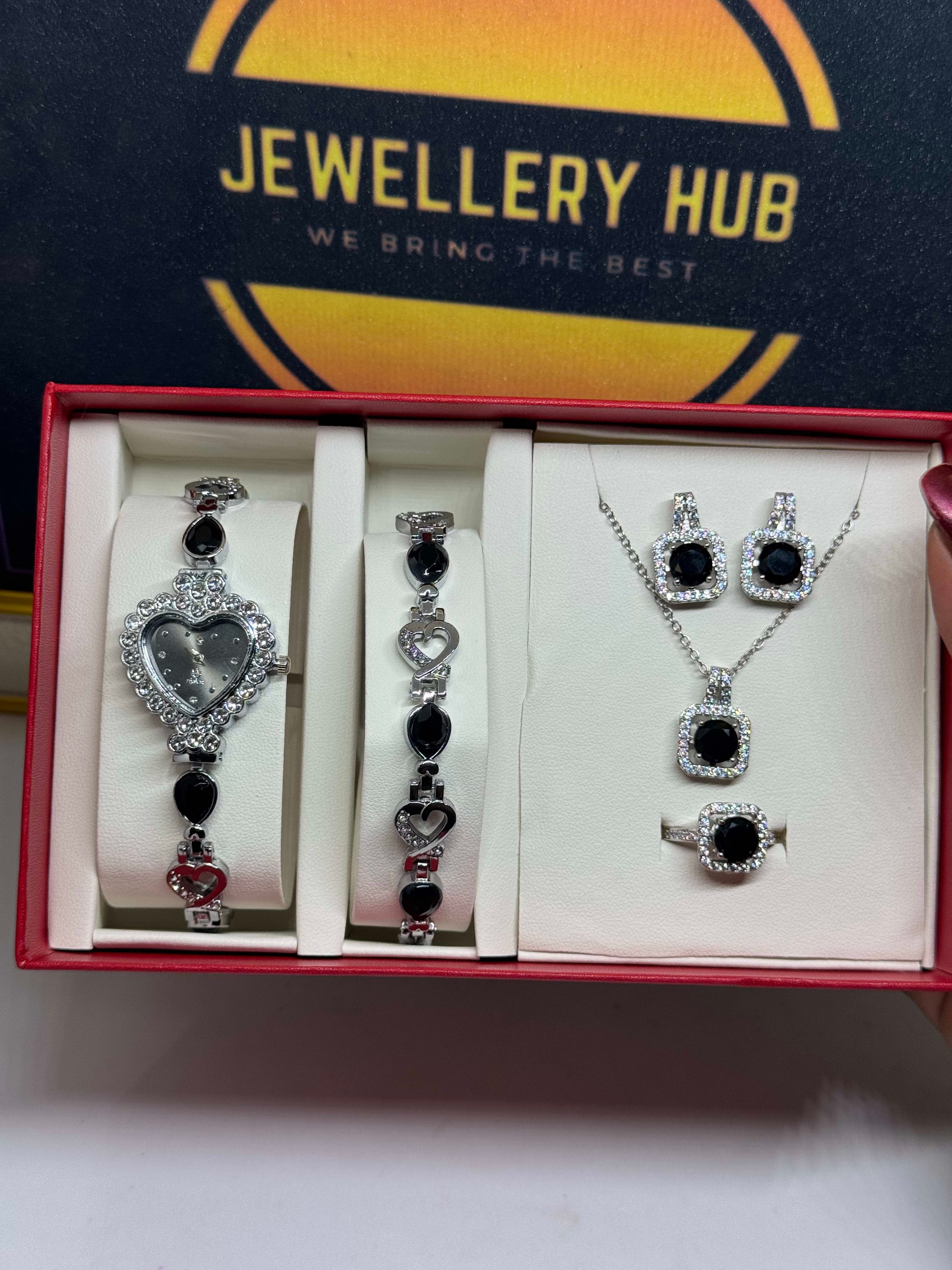 Watch X Bracelet X Necklace Set