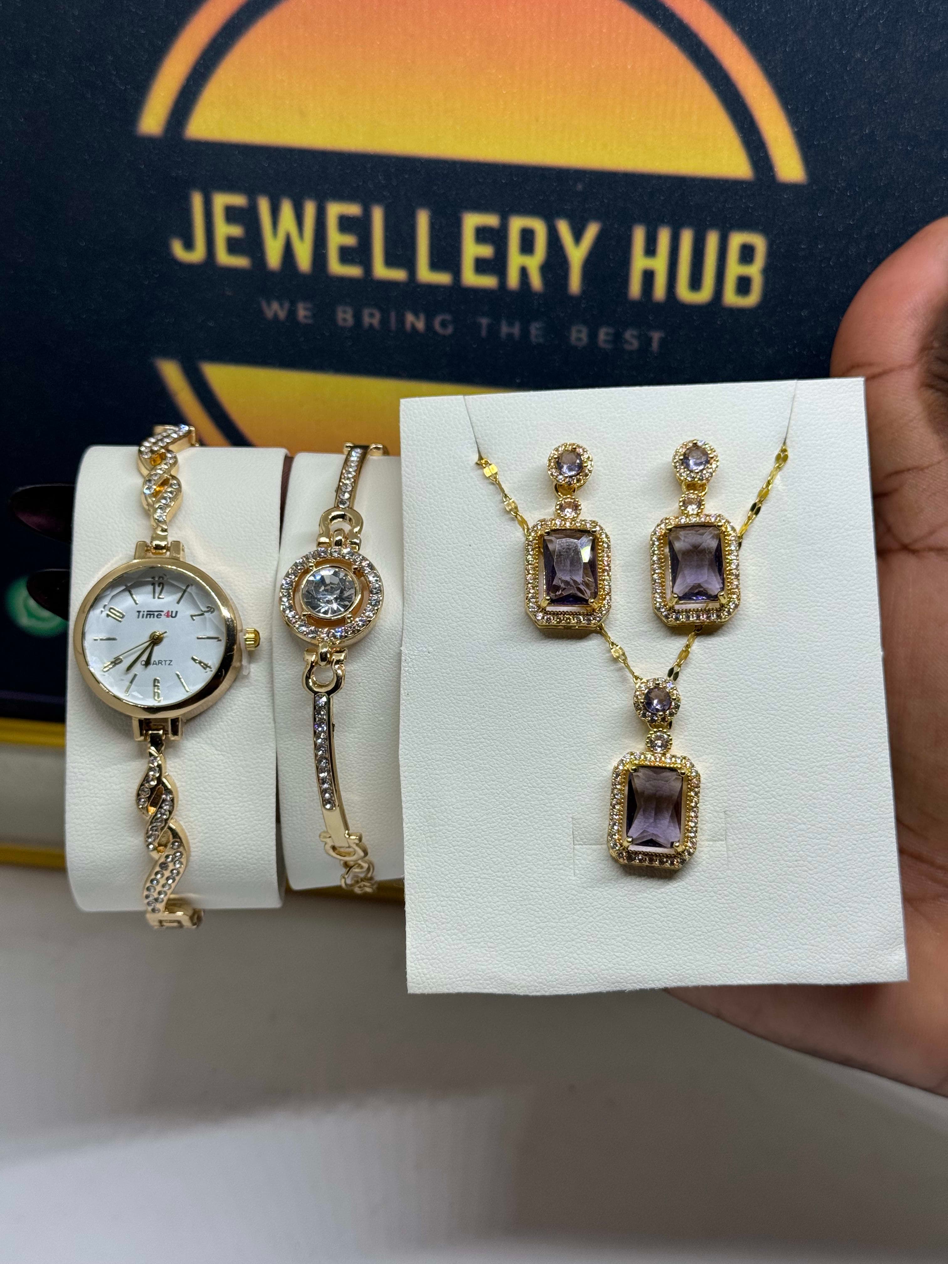 Watch X Necklace Set